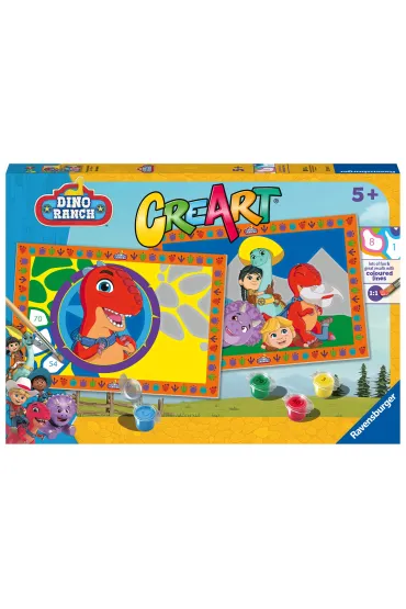 Malowanie po numerach CreArt - Dino Ranch Ravensburger