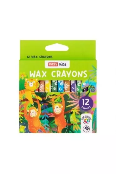 Easy Stationery Kredki �wiecowe 12 szt.