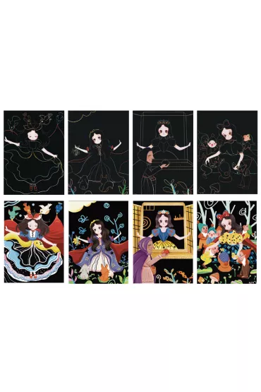 Twoje Hobby Snow White. Magiczna zdrapka - wydrapywanka 21.0 x 29.8 cm