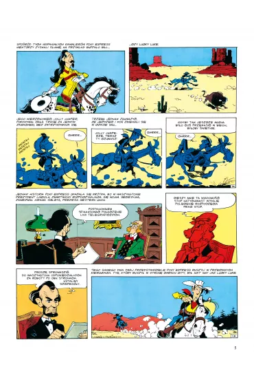 �piewaj�cy drut. Lucky Luke - Ren� Goscinny, Morris