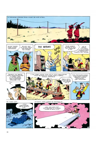 �piewaj�cy drut. Lucky Luke - Ren� Goscinny, Morris