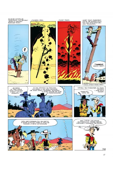 �piewaj�cy drut. Lucky Luke - Ren� Goscinny, Morris