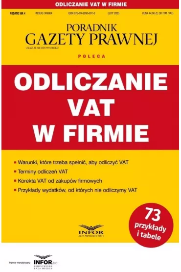 Odliczanie VAT w firmie. Podatki 4/2025