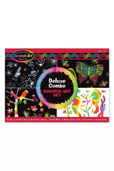 Zestaw Zdrapki holograficzne Deluxe MD15981 Melissa & Doug