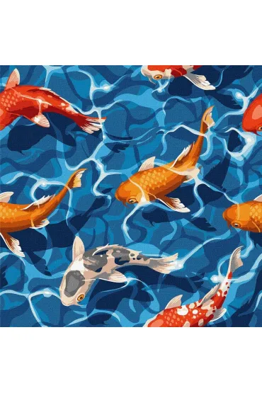 Ideyka Malowanie po numerach - Japo�ski karp 40x40cm