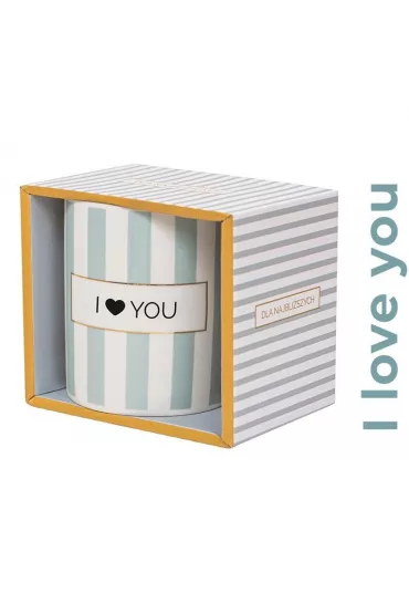 Be-Happy Gifts Kubek prezentowy I Love You