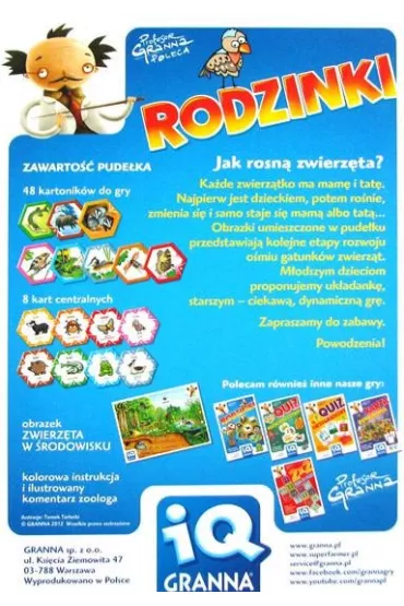 IQ. Rodzinki Granna - Iq granna rodzinki jak rosna zwierzeta