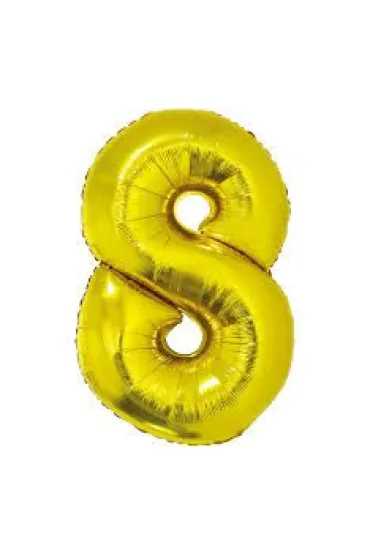 Godan Balon cyfra 8 z�oty 85cm