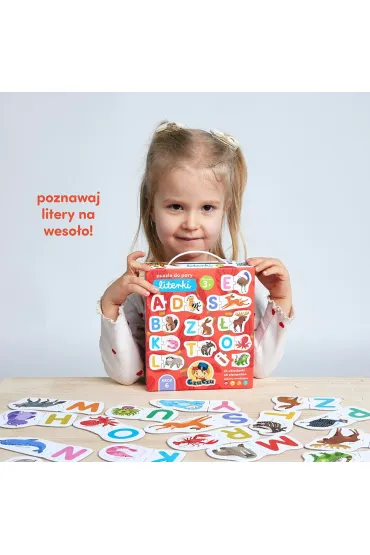 CzuCzu Puzzle do pary Literki 3+ Bright Junior Media