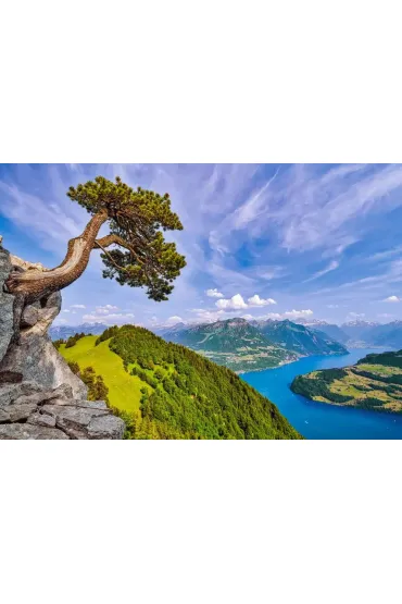 Puzzle 1000 el. View of the Lake of Uri, Switzerland Castorland