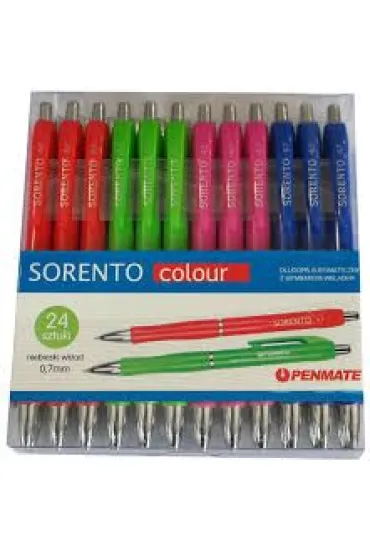 Penmate D�ugopis Sorento Colour w opakowaniu 24 szt.