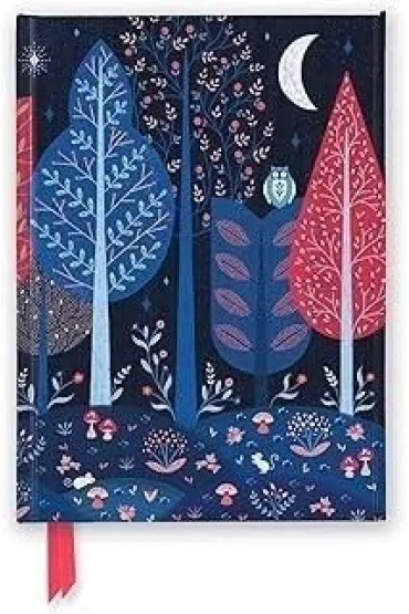 Flame Tree Notatnik A5 linia TW Zaczarowany Las Jenny Zemanek