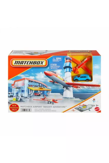 Matchbox Zestaw Lotnisko przyg�d Mattel