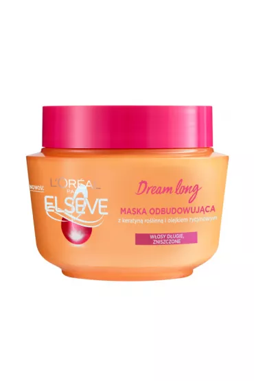 LOreal Paris Elseve Dream Long maska odbudowujca do wosw dugich i zniszczonych 300 ml
