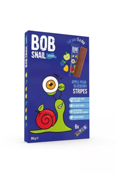 Bob Snail Przekska jabko-gruszka-borwka 84 g