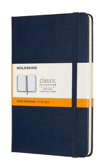 Moleskine Notes Classic Sapphire blue linia
