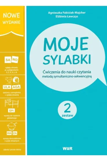 Moje sylabki. �wiczenia do nauki czytania metod� symultaniczno-sekwencyjn�. Zestaw 2 - Agnieszka Fabisiak-Majcher, El�bieta �awczys