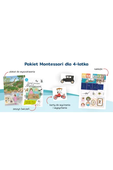 Teczka Montessori. 4 lata. Kapitan Nauka. Montessori - Zuzanna  Osuchowska