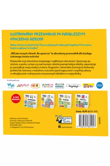 Kapitan Nauka. 100 pierwszych s��wek. Na spacerze