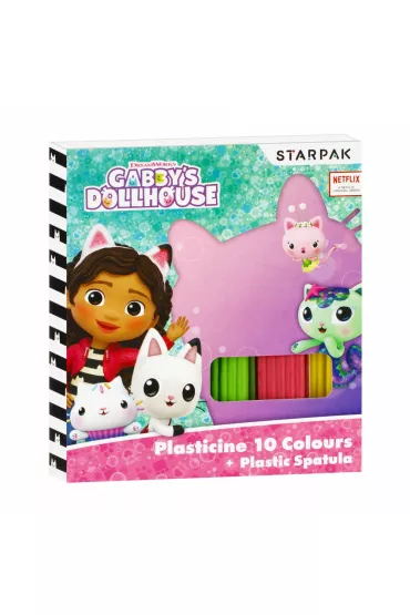Starpak Plastelina falista ze szpatuk Koci Domek Gabi 530018 10 szt.