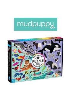 Puzzle dwustronne Krlestwo zwierzt 6+ Mudpuppy