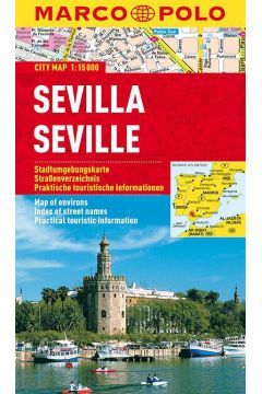 Sevilla Seville Marco Polo City map 1:15 000