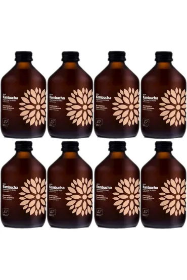 Vigo Yoko Kombucha z brzoskwini� i traw� cytrynow� Zestaw 8 x 330 ml Bio