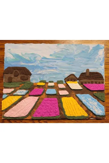 Sensory Art Okto Zestaw kreatywny - Klomby w Holandii 30x40 cm
