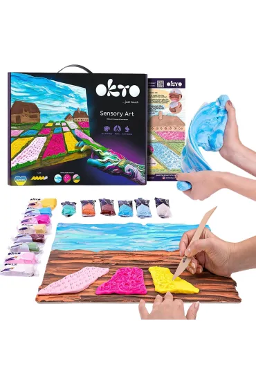 Sensory Art Okto Zestaw kreatywny - Klomby w Holandii 30x40 cm