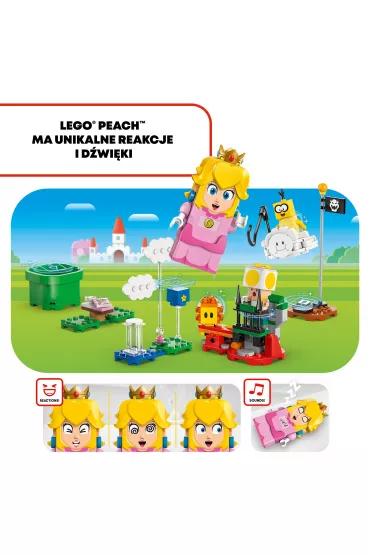 LEGO Super Mario Przygody z interaktywn� figurk� LEGO® Peach™ 71441