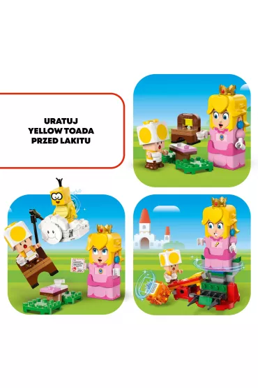 LEGO Super Mario Przygody z interaktywn� figurk� LEGO® Peach™ 71441