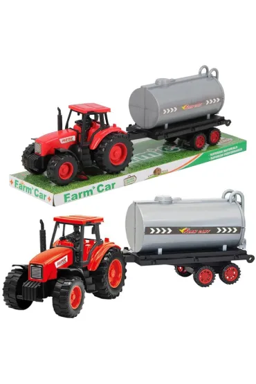 Traktor z przyczep� cysterna Trifox