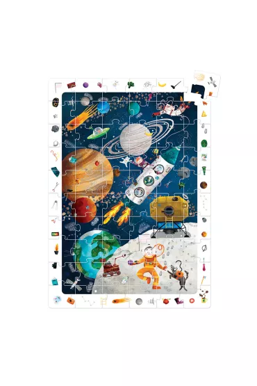 Puzzle obserwacyjne 60 el. Kosmos Bright Junior Media