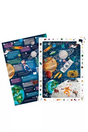 Puzzle obserwacyjne 60 el. Kosmos Bright Junior Media