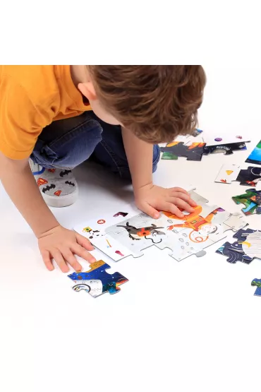Puzzle obserwacyjne 60 el. Kosmos Bright Junior Media