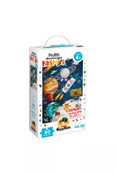 Puzzle obserwacyjne 60 el. Kosmos Bright Junior Media