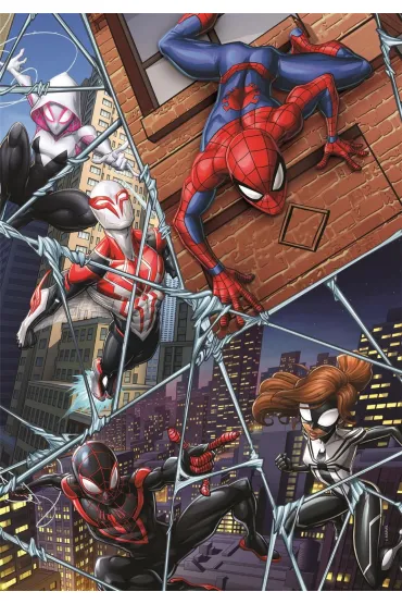 Puzzle 104 el. SuperColor. Spider-Man Clementoni