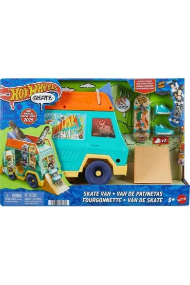 Hot Wheels. Skate Van Pojazd Zestaw 2w1 Mattel