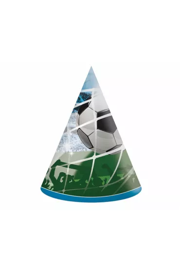 Procos Czapeczki papierowe Soccer Fans 6 szt.