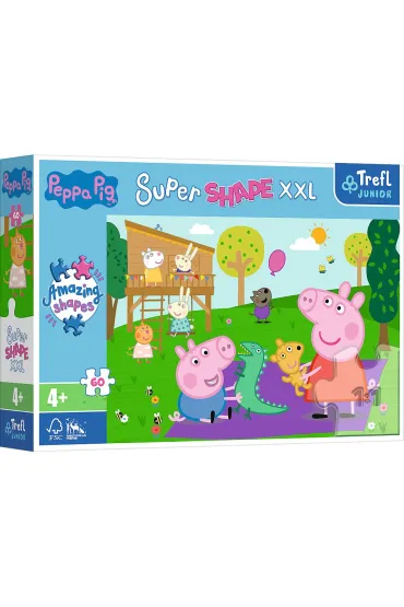 Puzzle 60 el. Super Shape XXL. �winka Peppa Trefl