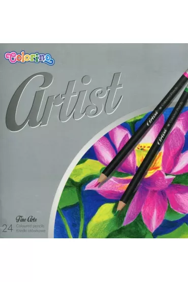 Patio Kredki o��wkowe okr�g�e Artist 24 szt.