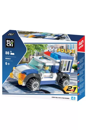 Klocki Blocki MyPolice 2w1 86 elem