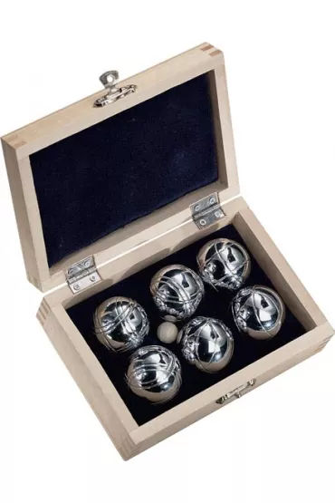 Boule 6 szt. - mini zestaw w drewnianym etui