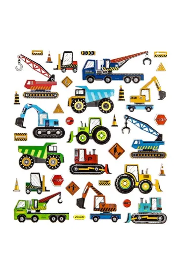 Dalprint Naklejki Pojazdy Budowlane 35 szt.