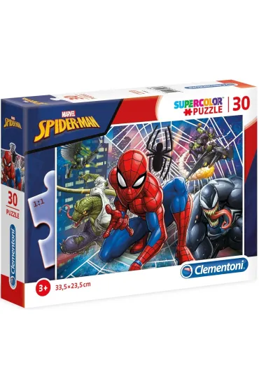Puzzle 30 el. SuperColor. Spider-man Clementoni