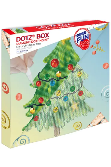 Diamond Dotz - Box Merry Christmas Tree