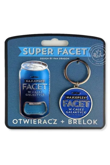 Pan Dragon Brelok + otwieracz Najlepszy facet w ca�ej galaktyce