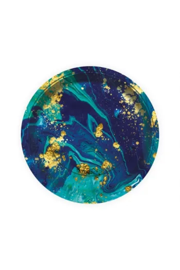 Godan Talerzyki papierowe  Midnight Blue 23 cm 6 szt.