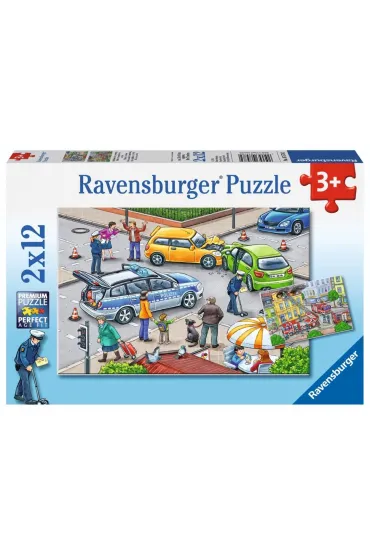 Puzzle 2x12 Blue Lights Go Ravensburger