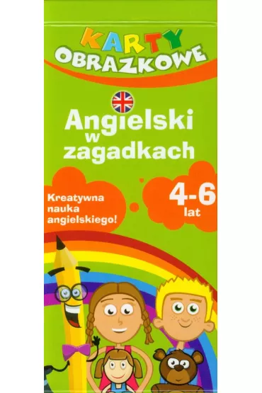 Karty dla dzieci - Angielski w zagadkach 4-6 lat